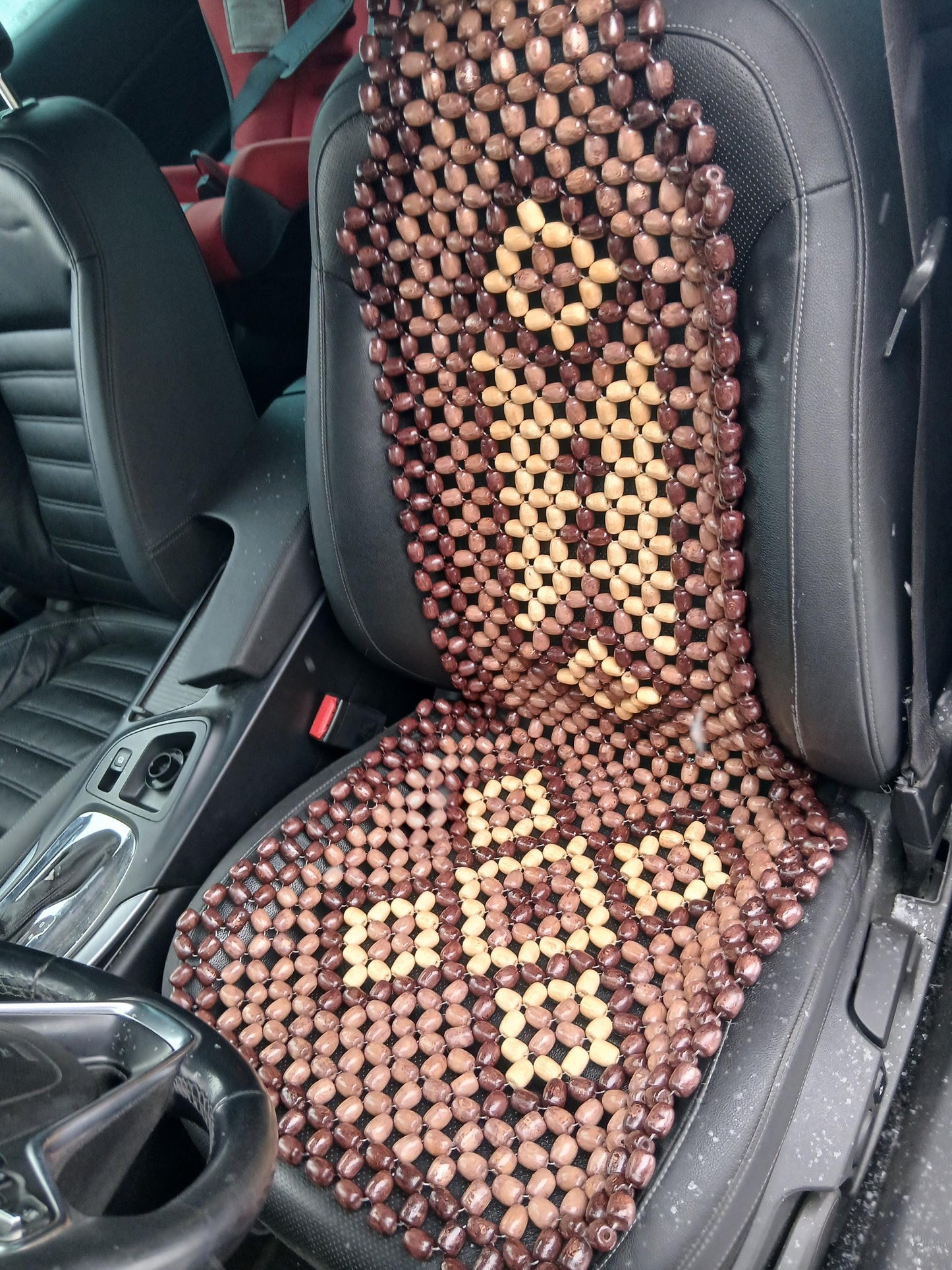 Handmade Beech Wood Car Seat Cover Massager: Back Support
