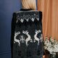 Women's Nordic Pattern Sheep Wool Vest, Natural Warm Folk Waistcoat